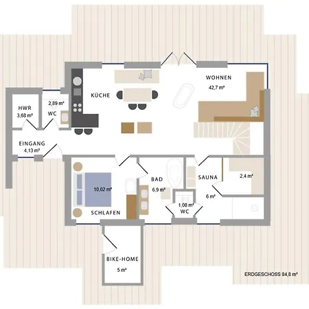 Reetdorf Geltinger Birk Kuenstlerkate Moorochse Holiday home